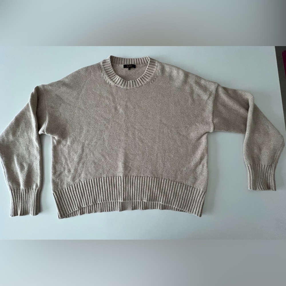 Quince Organic Cotton Crew Neck Sweater
